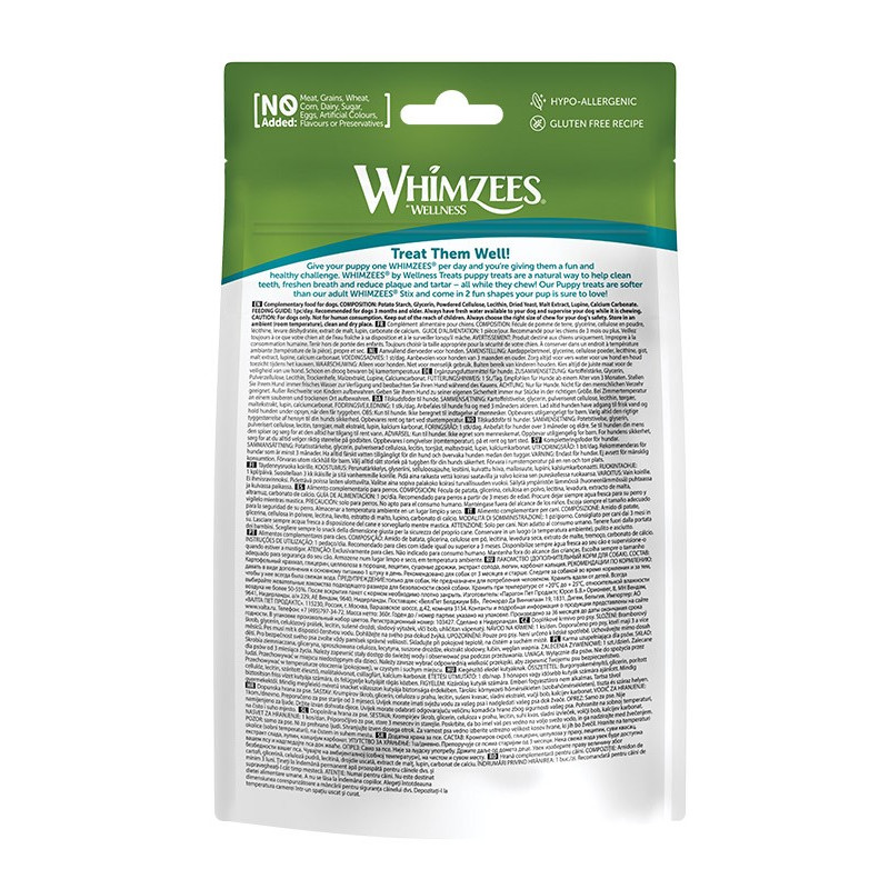 GRYZAKI DENTYSTYCZNE WHIMZEES PUPPY M/L (8W61WHZ2008EU-ML) | Platinum Polska