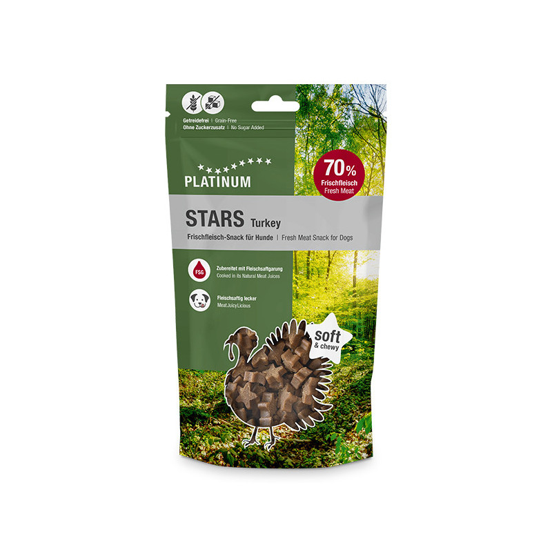 NOWOŚĆ! Przysmaki dla psa  PLATINUM STARS Turkey