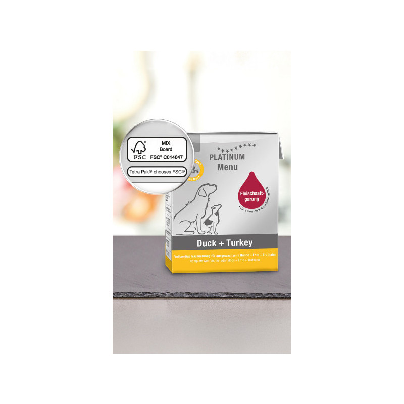 PLATINUM Menu Adult Duck+Turkey (4260208741143) | Platinum Polska