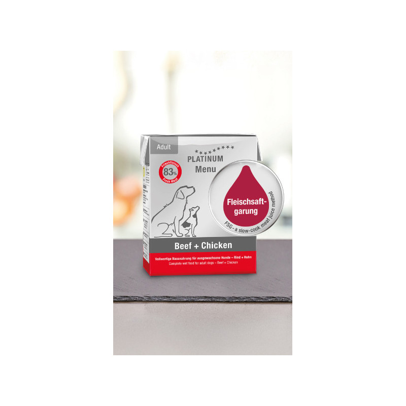 PLATINUM Menu Adult Beef+Chicken (4260208741082) | Platinum Polska