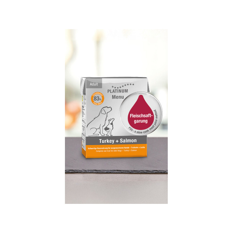 PLATINUM Menu Adult Turkey+Salmon (4260208741068) | Platinum Polska
