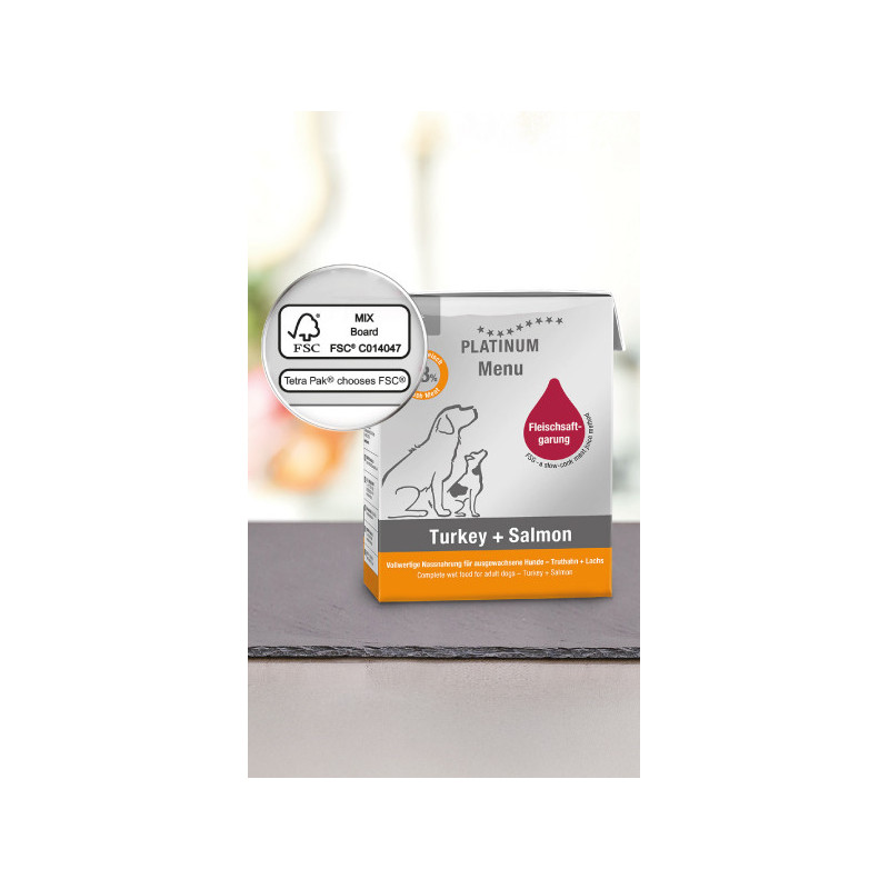 PLATINUM Menu Adult Turkey+Salmon (4260208741068) | Platinum Polska