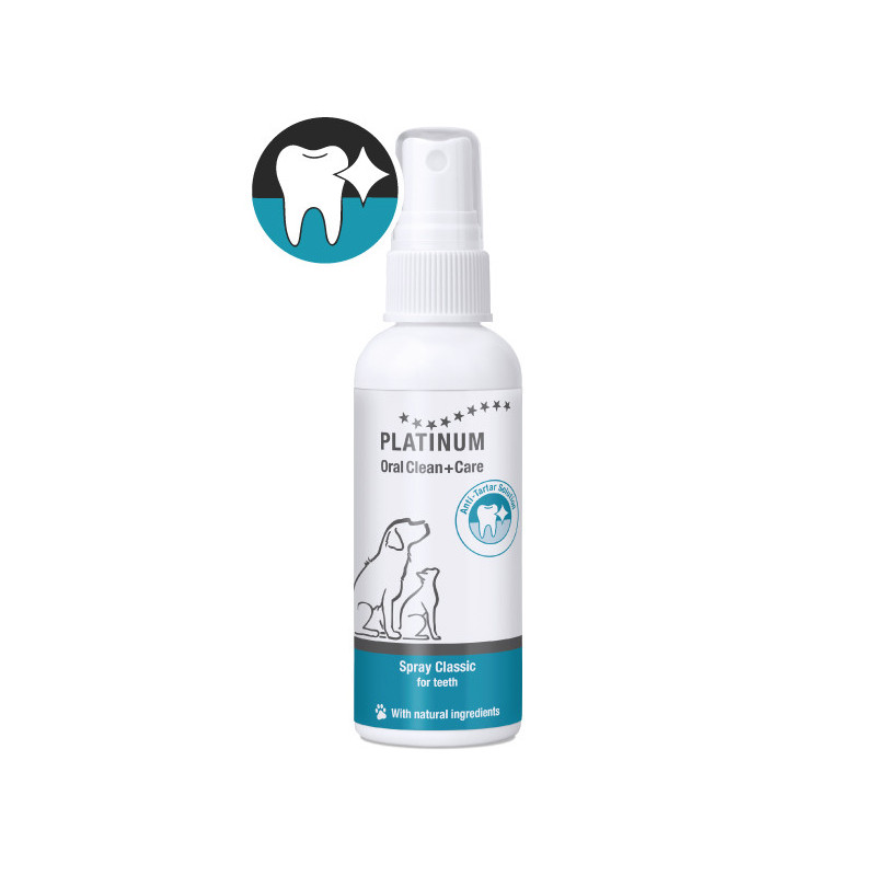 PLATINUM Oral Clean+Care Classic Spray 100ml | Na kamień nazębny dla psa