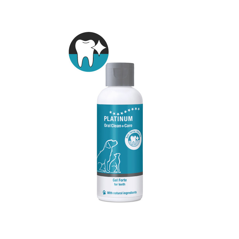PLATINUM Oral Clean+Care Forte | Wzmocniony żel na na kamień nazębny psa