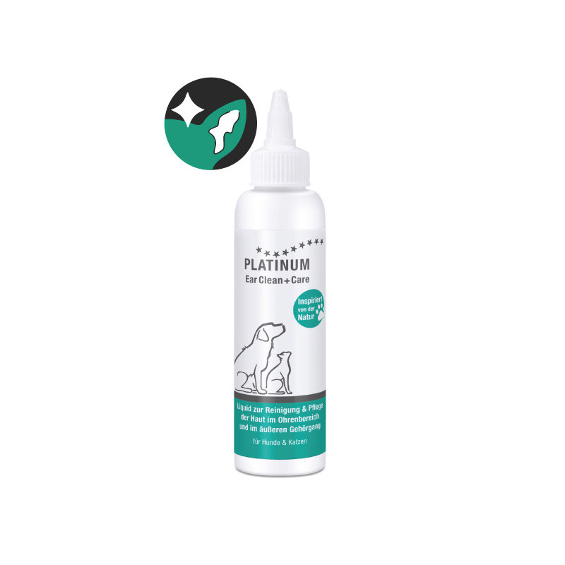 PLATINUM Ear Clean+Care 100ml | Płyn do czyszczenia uszu