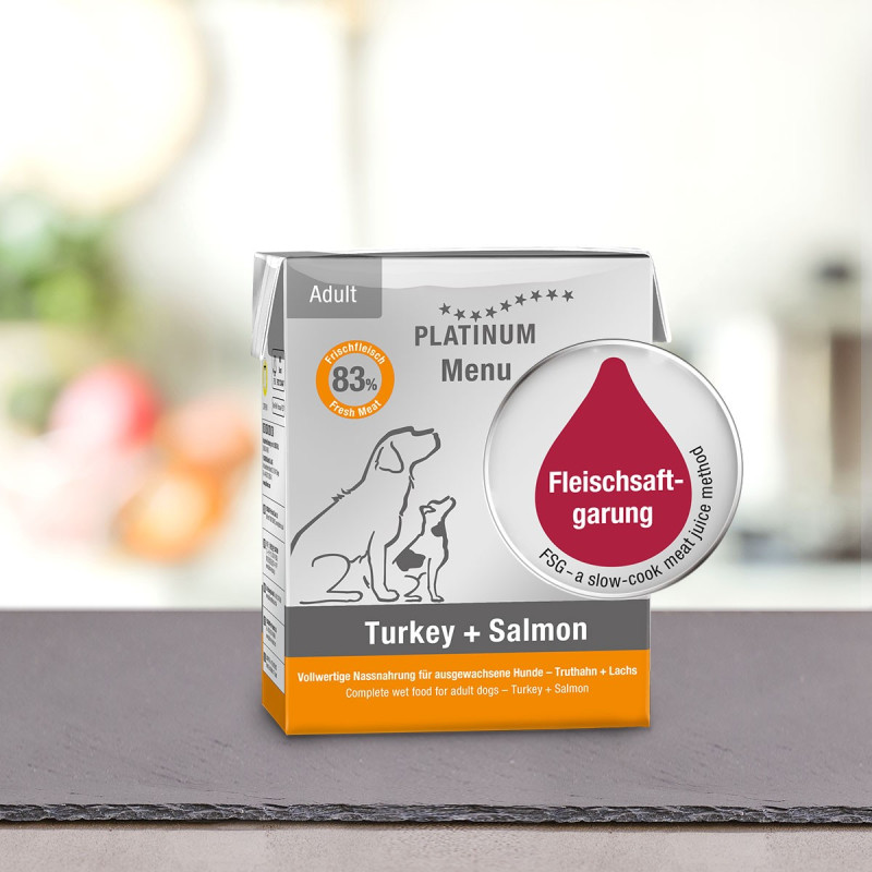 PLATINUM Menu Adult Turkey+Salmon (4260208741068) | Platinum Polska