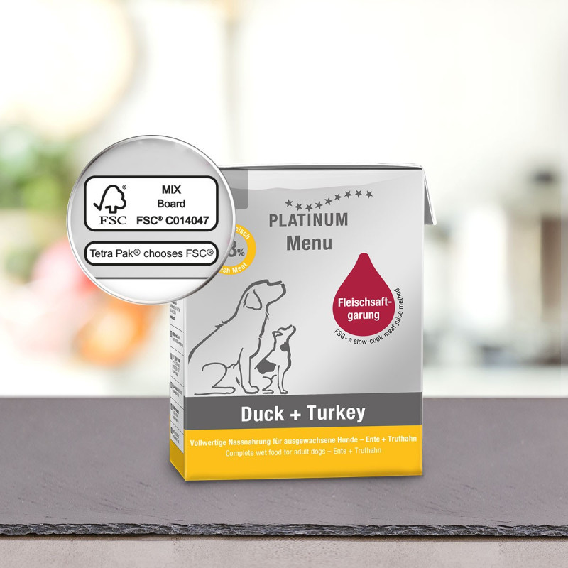 PLATINUM Menu Adult Duck+Turkey (4260208741143) | Platinum Polska